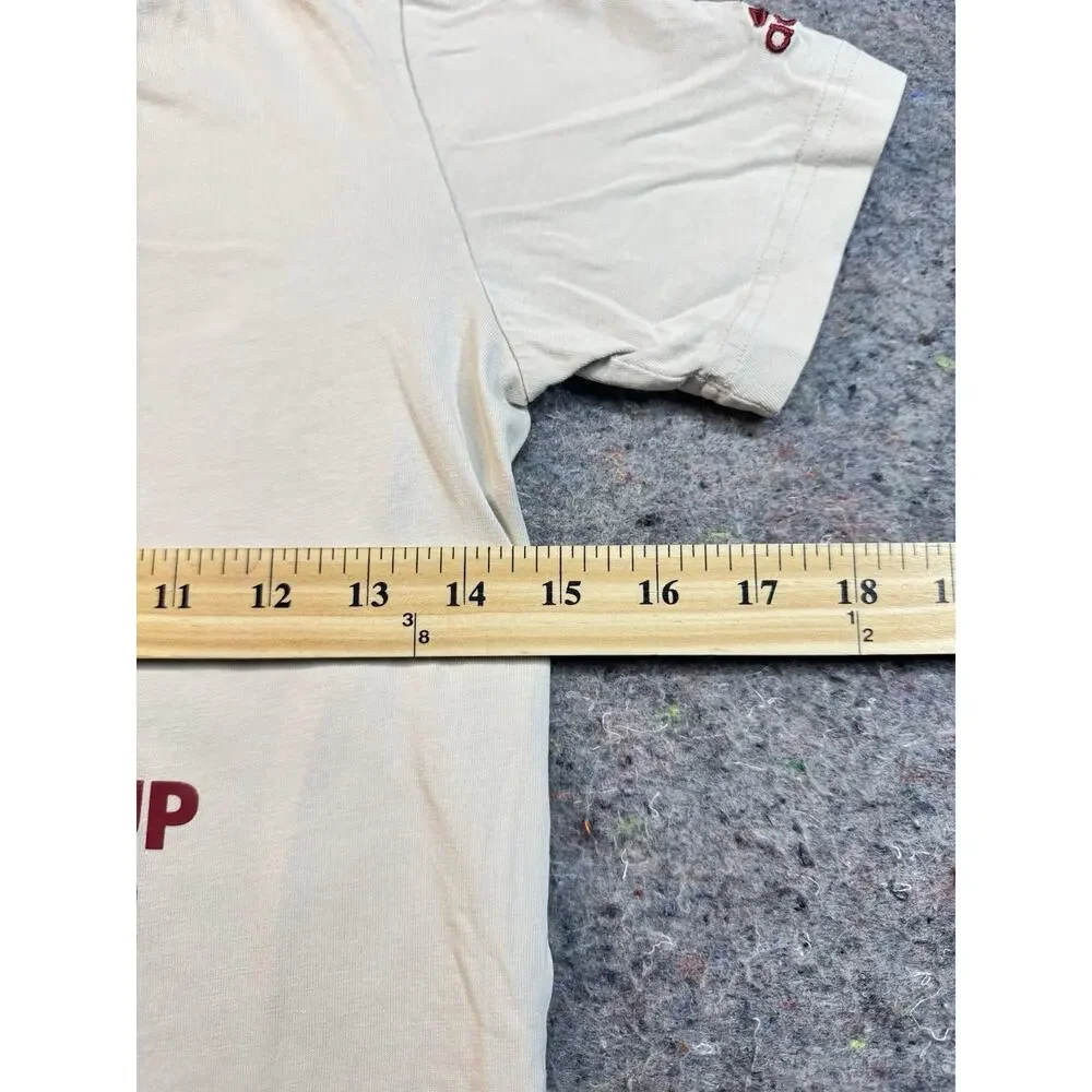 ADIDAS FIFA WORLD CUP QATAR 2022 Official Adidas T-Shirt Beige Youth Sm 1380